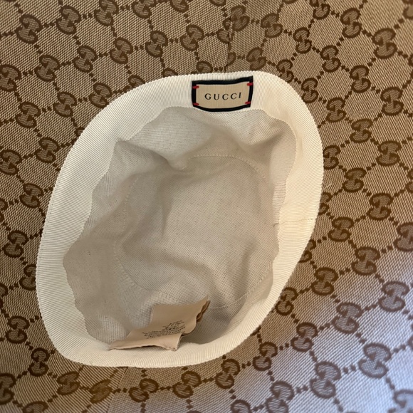 Gucci California Original GG Bucket Hat In Beige - Size M - Picture 13 of 16